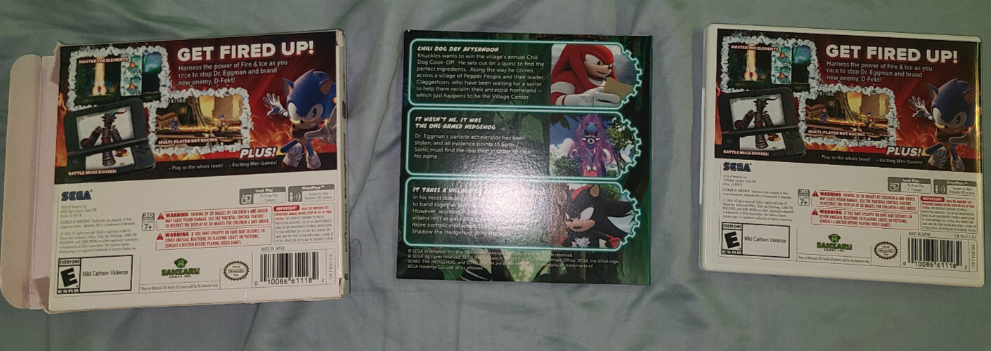 Sonic Boom: Fire & Ice – Nintendo 3DS – Launch Edition