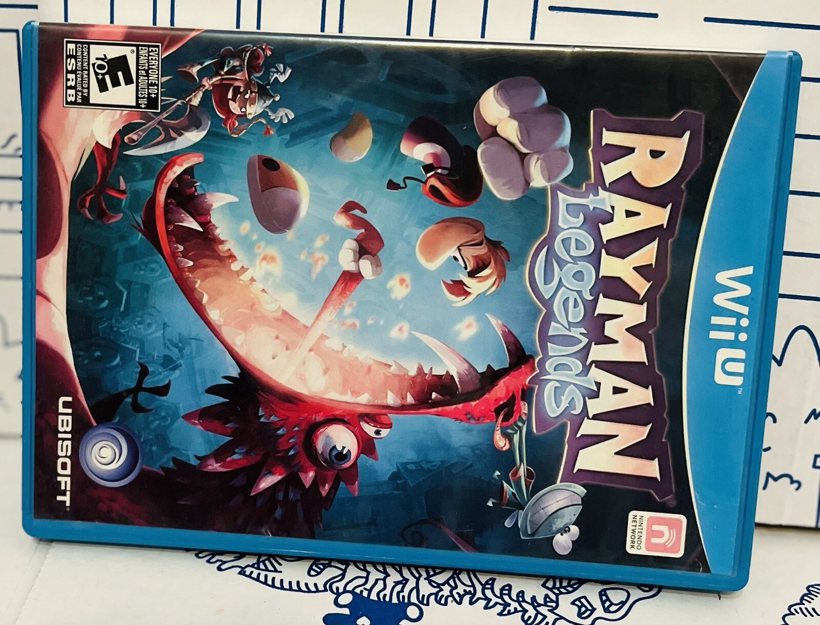 Rayman Legends Nintendo Wii U 2013 Ubisoft Game Cartoon Adventure Comic Mischief