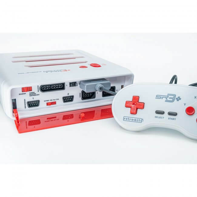 SR3 Retro-Bit Super RetroTrio+ Plus HD SNES/NES/Sega Genesis Console 720p HDMI