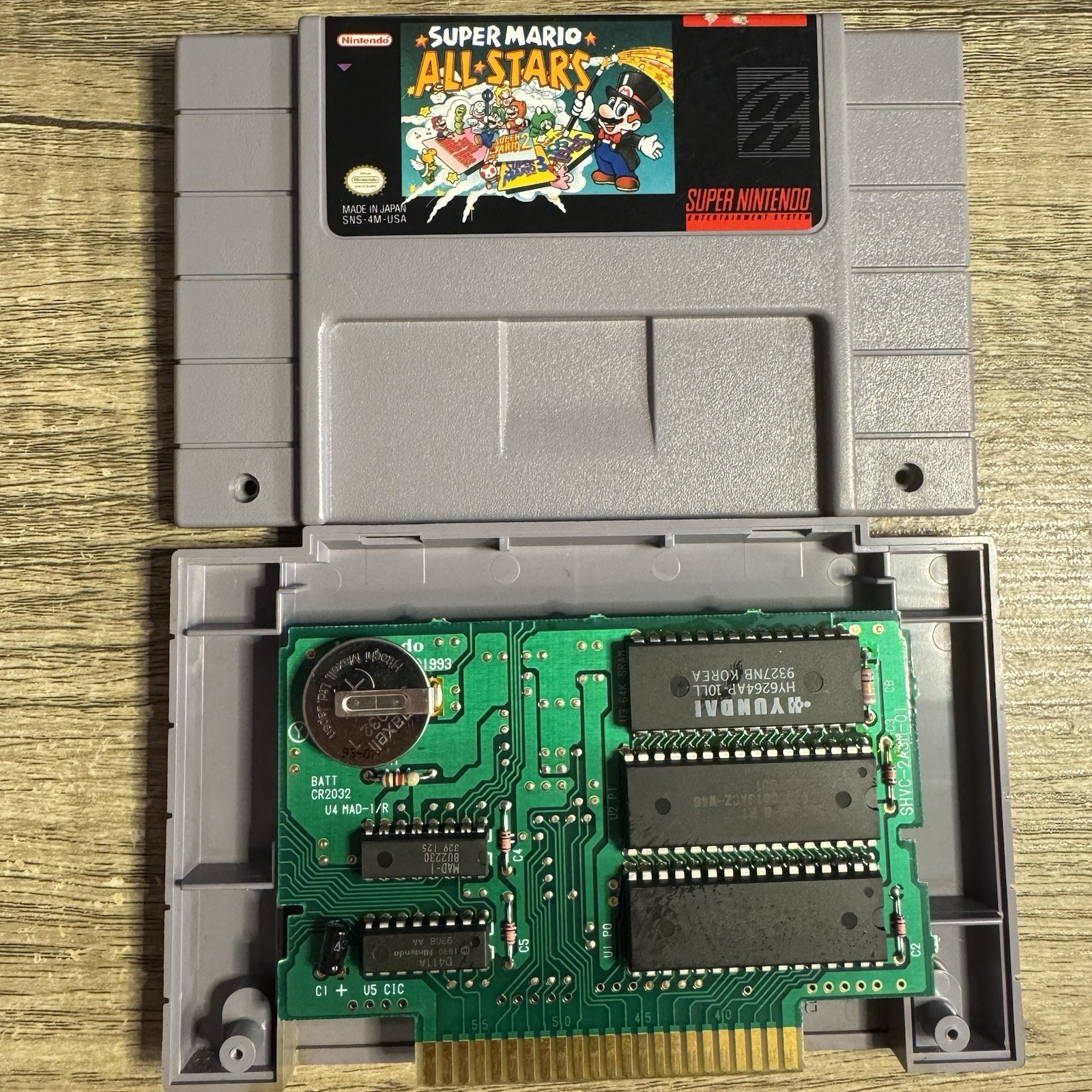 Super Mario All-Stars SNES Game – Tested & Authentic OEM Nintendo Cartridge