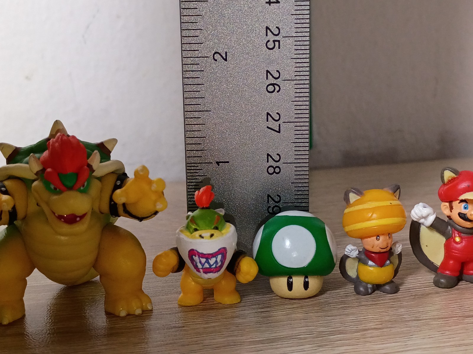 9-PK BOWSER JR 1″ Super Mario Micro-Land World of Nintendo Flying Squirrel Toad