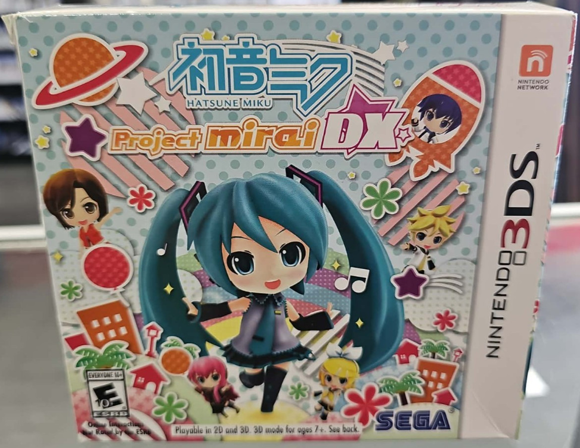 Hatsune Miku: Project Mirai DX Nintendo 3DS Big Outer Box Only
