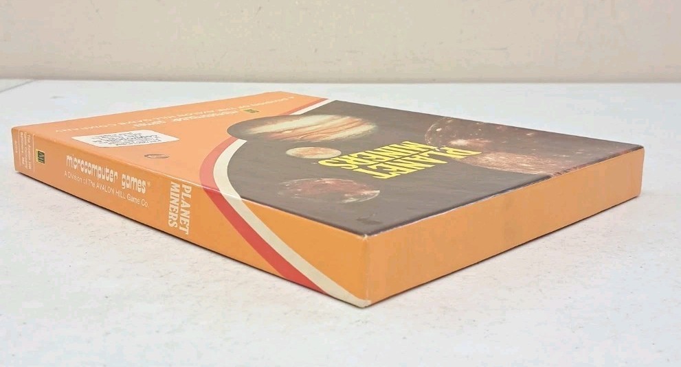 Vintage 1980 Planet Miners Game-Cassette-Commodore 64-Microcomputers-Simulation