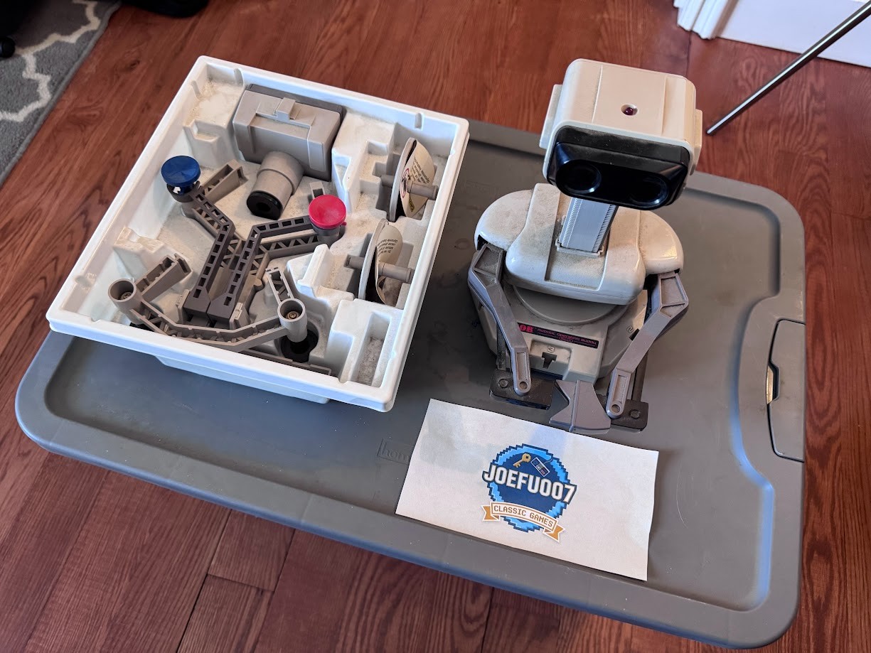 LOT: Rob the Robot in box, Gyromite in box, Stack Up game plus extra ROB