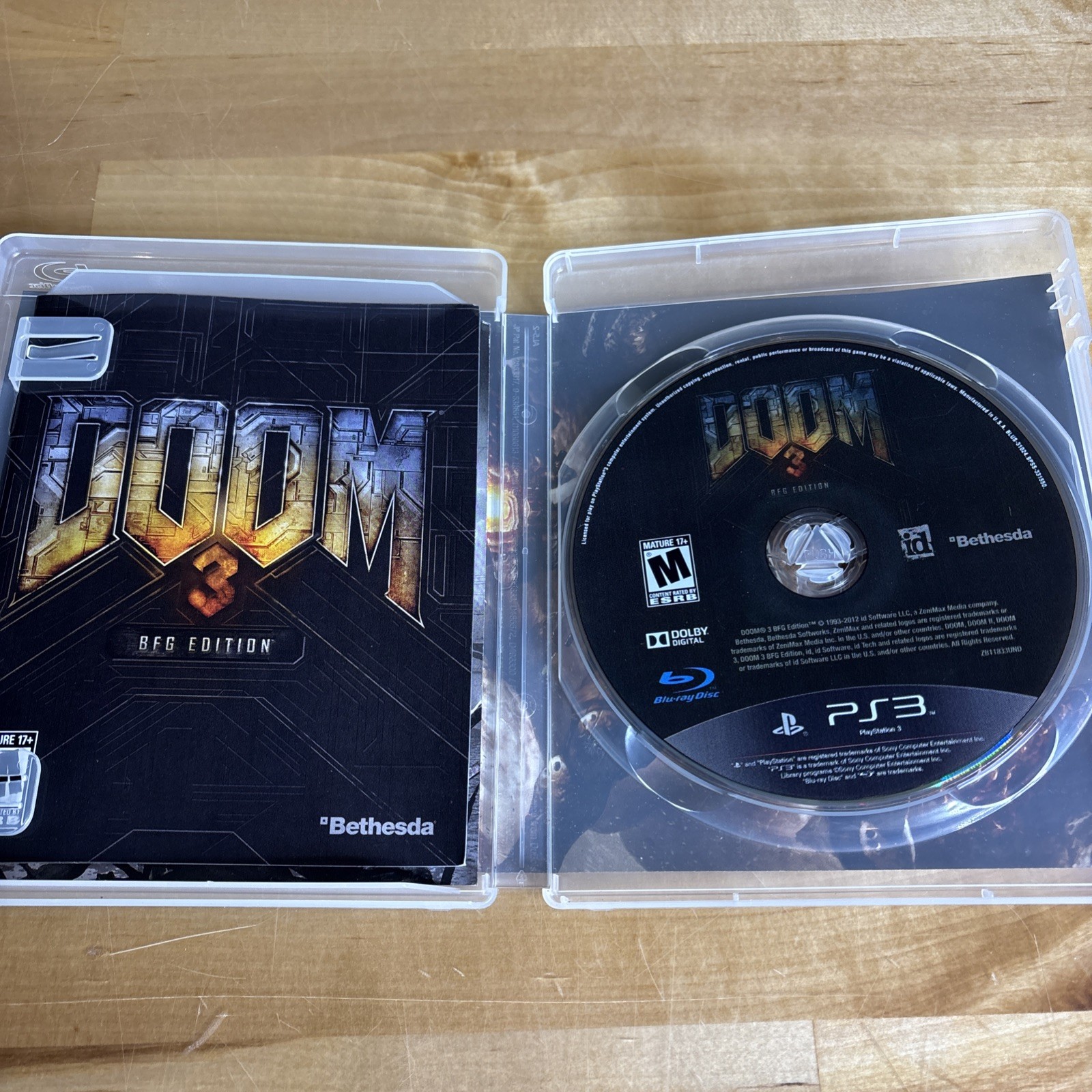 Doom 3 BFG Edition CIB (Sony PlayStation 3, 2012) Video Game