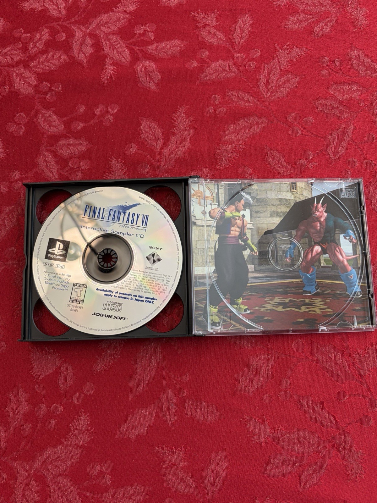 Tobal No. 1 Sony PlayStation 1 PS1 Complete With FFVII Bonus Disc