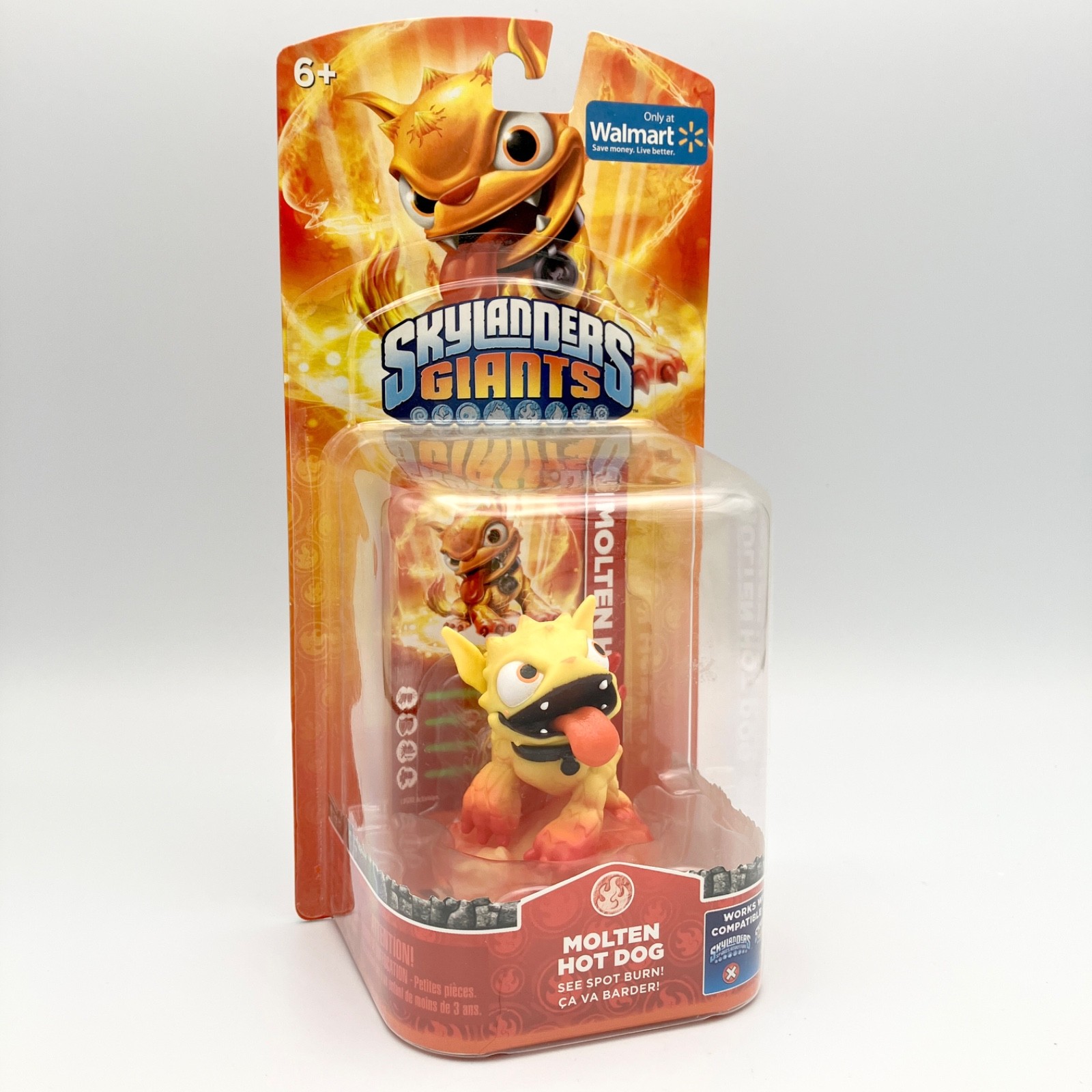 Skylanders Giants Molten Hot Dog Figure Walmart Exclusive Variant NIB NEW SEALED