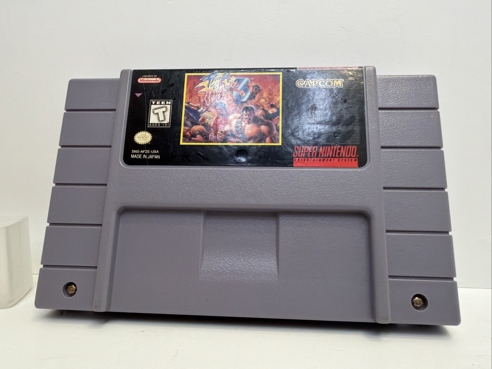 Final Fight 3 Super Nintendo Game SNES Authentic Tested NICE! w/ Dustcover