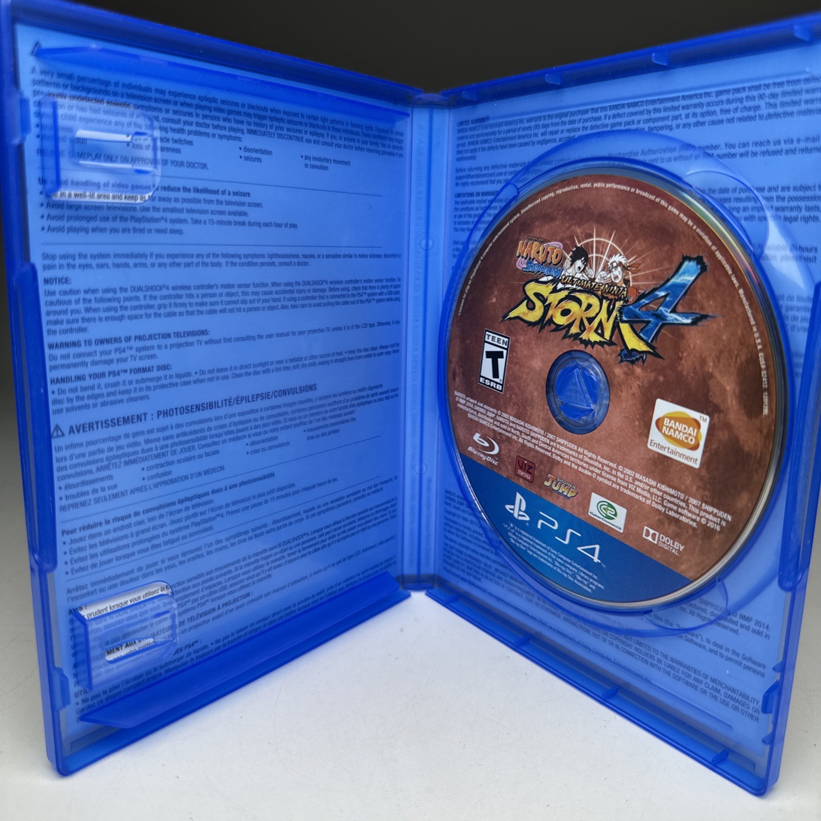 Naruto Shippuden Ultimate Ninja Storm 4 (Sony PlayStation 4 PS4, 2016)