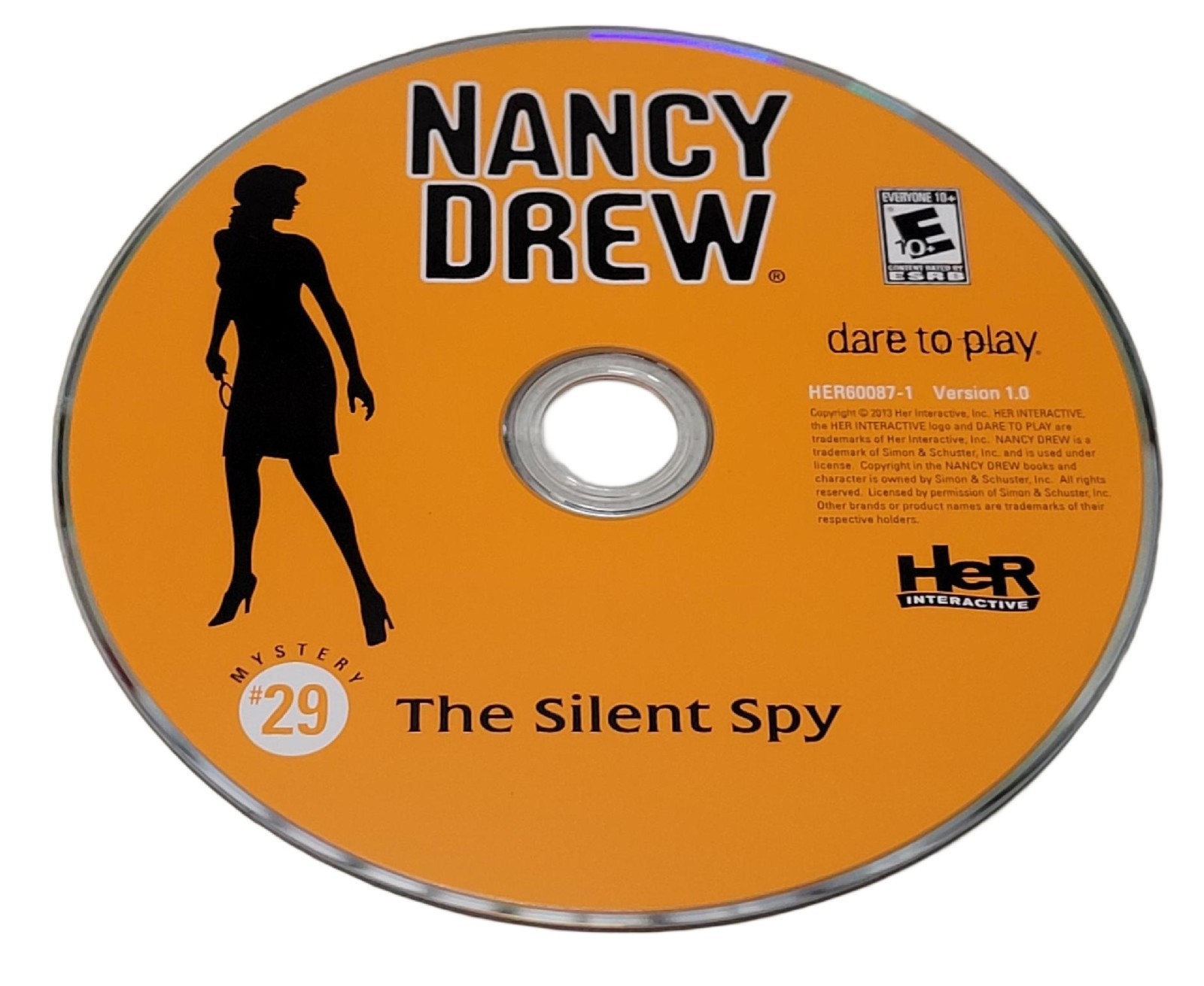 Nancy Drew Mystery Vol #29 The Silent Spy (Windows PC or Mac Game) CIB Complete
