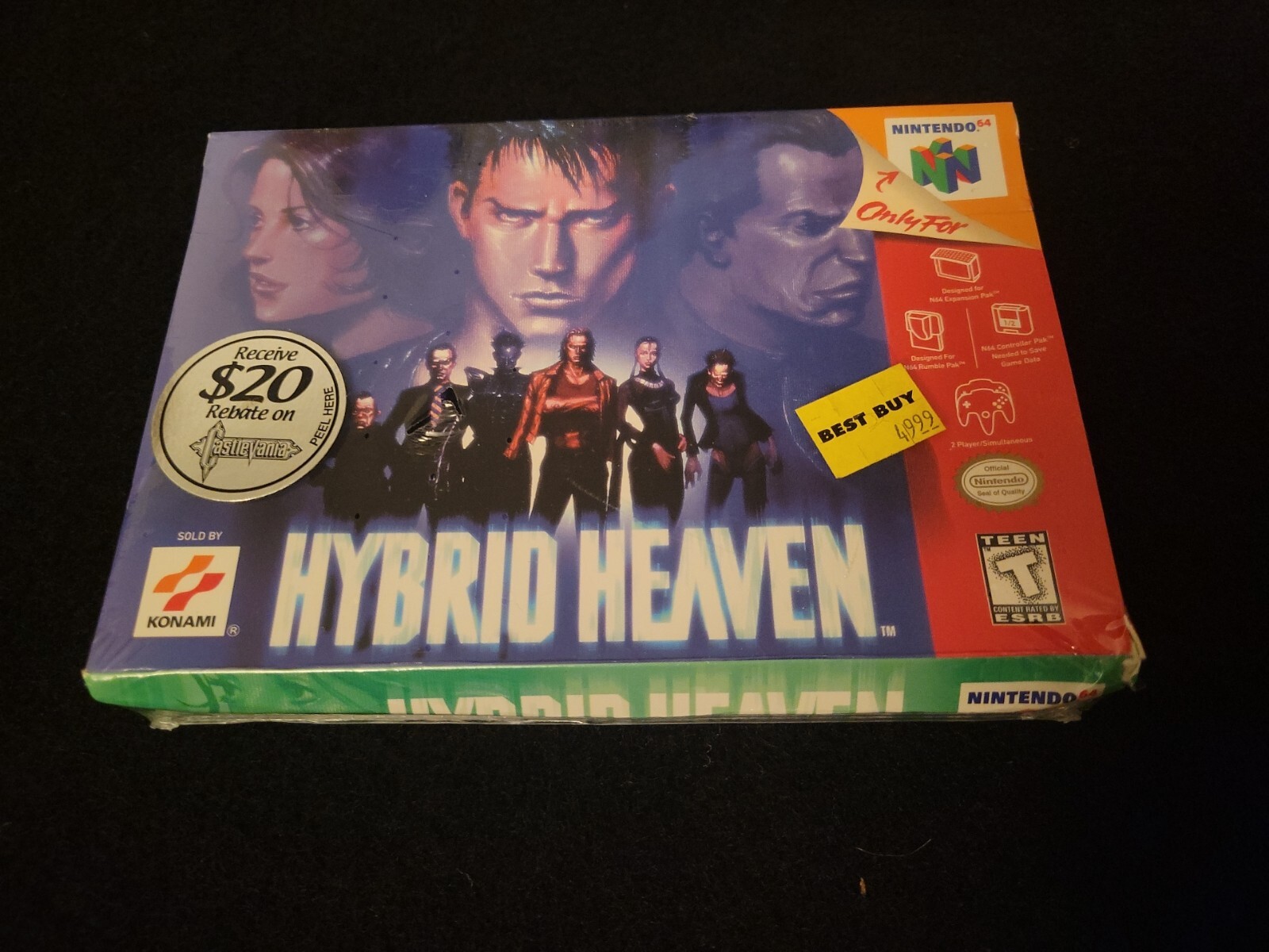 Hybrid Heaven (Nintendo 64) N64 Complete CIB Authentic
