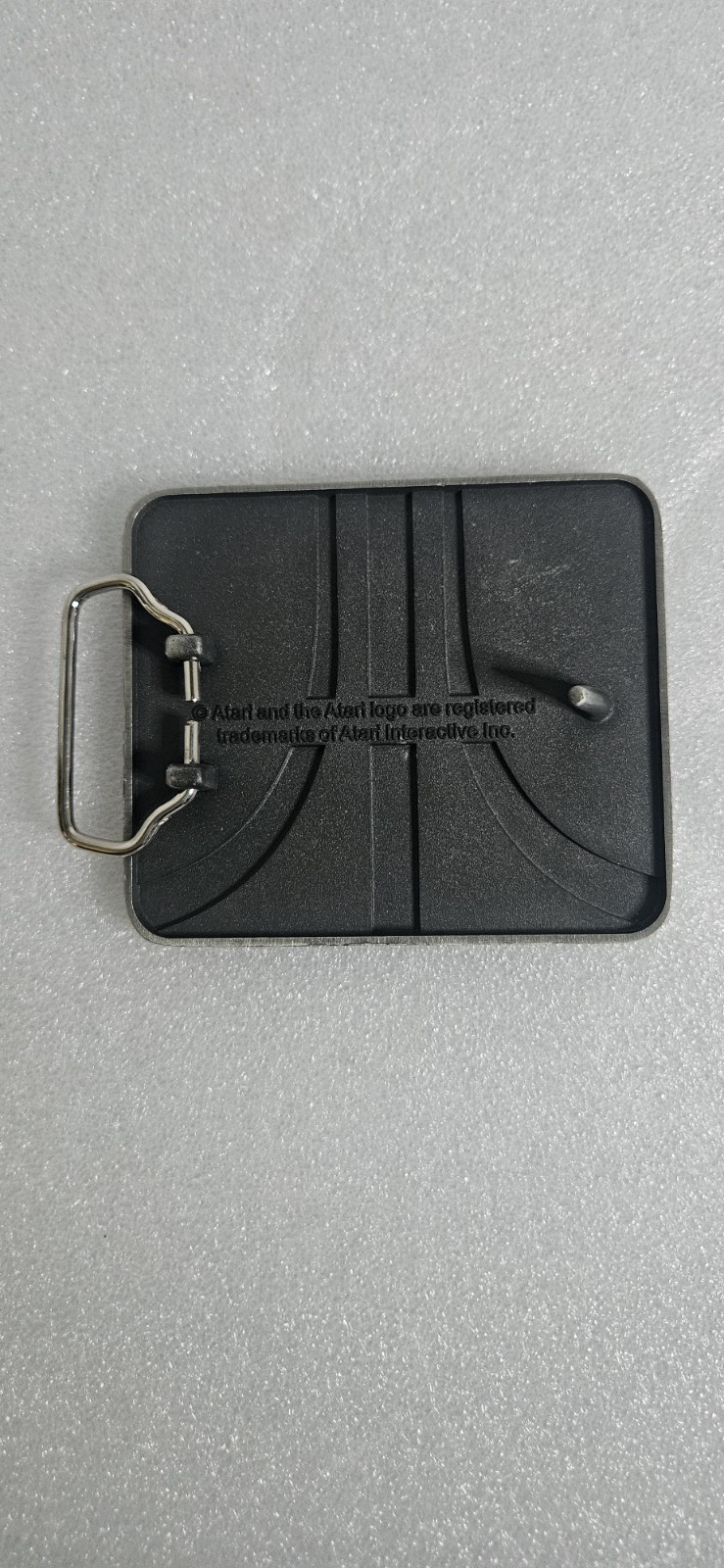 Vtg ATARI Arcade Game , Metal Belt Buckle, Atari Logo
