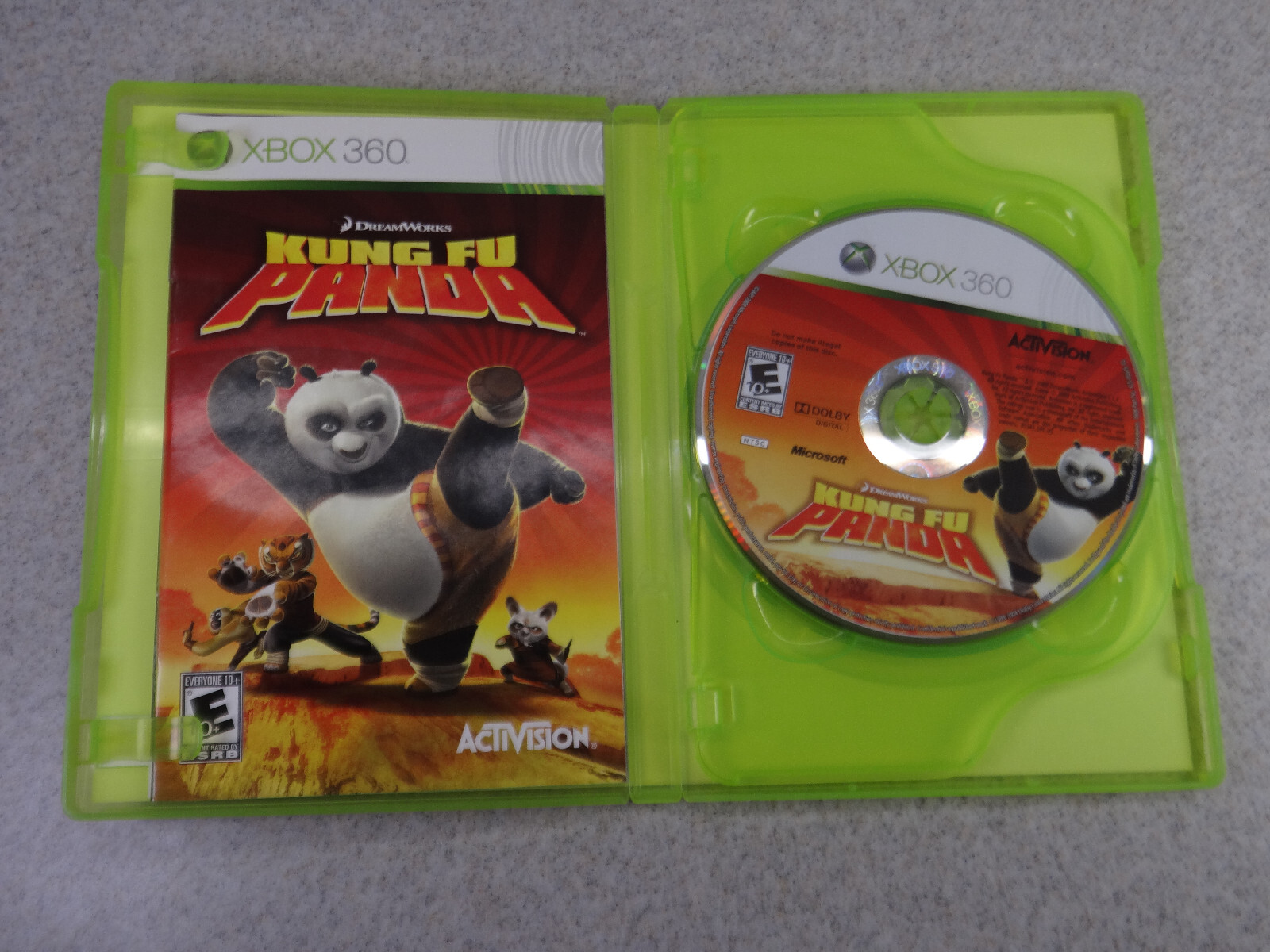 Microsoft Xbox 360 CIB Lego Indiana Jones The Original Adventures and Kung Fu Pa