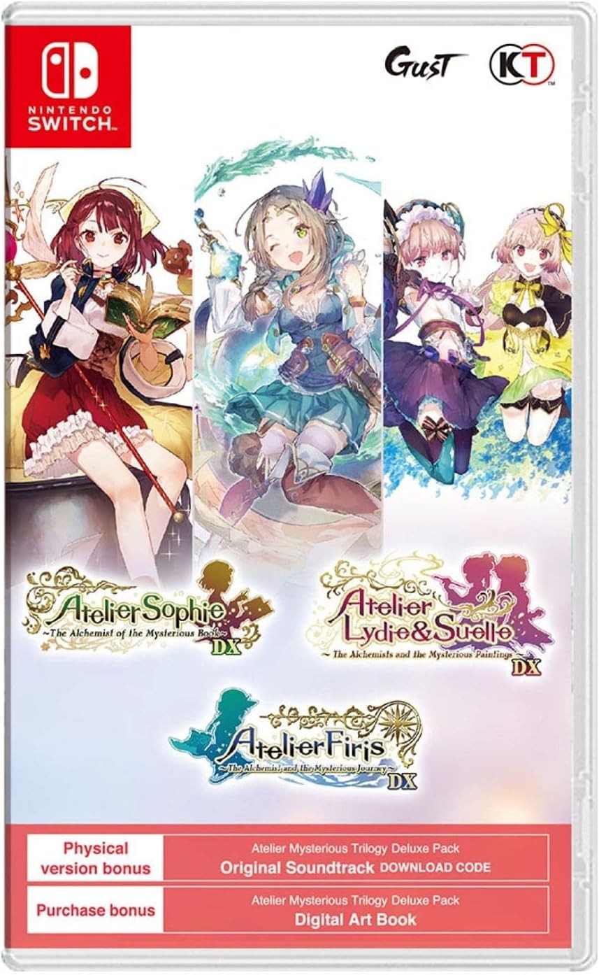 Atelier Mysterious Trilogy Deluxe Pack – Nintendo Switch – Asia Import – NEW