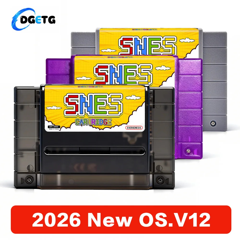 2026 V12 3000-in-1 SNES Game Card with 8GB TF Card for Super Famicom