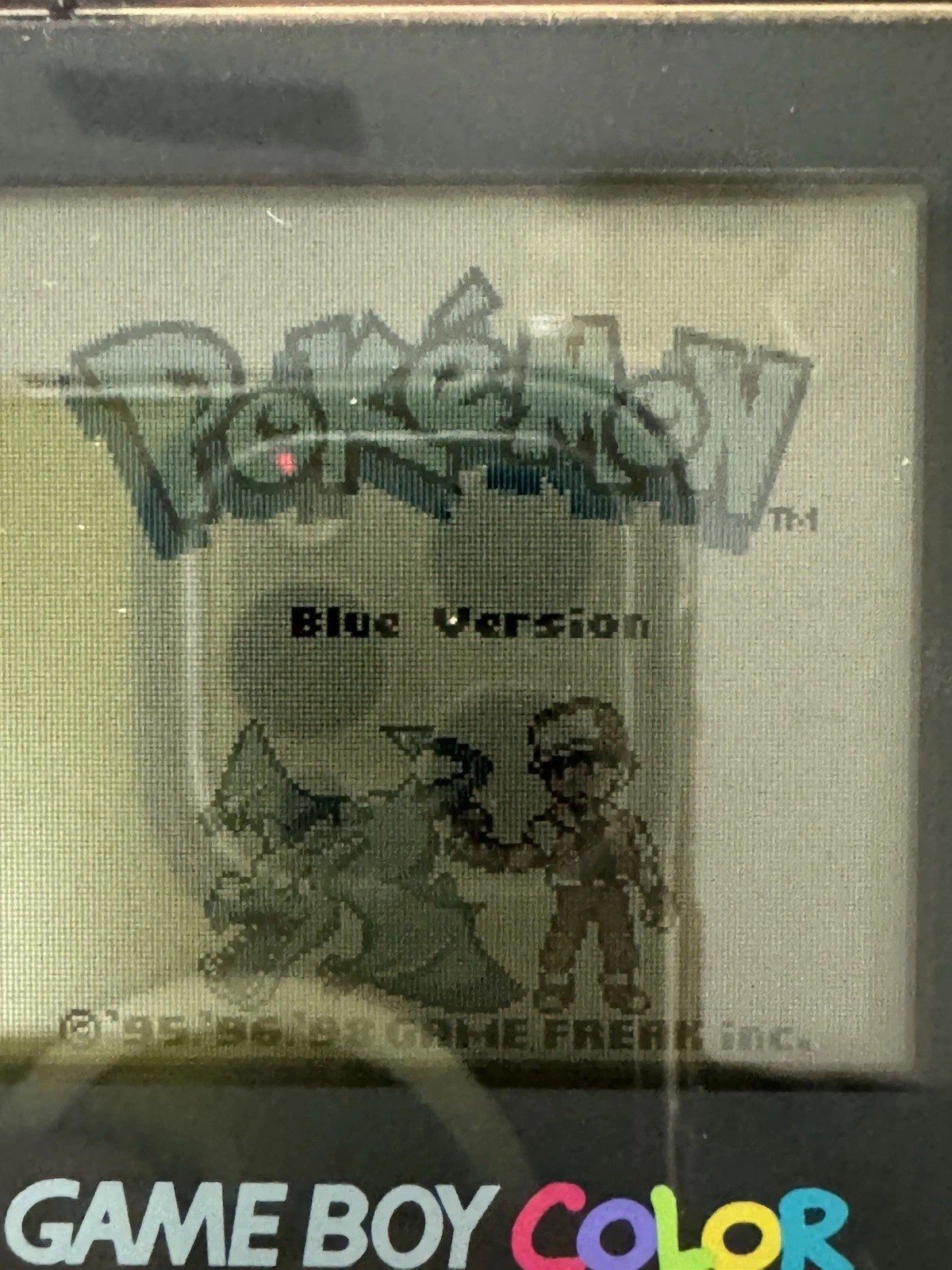 Pokemon Blue Nintendo Gameboy Authentic Cartridge TESTED! WORKS/SAVES