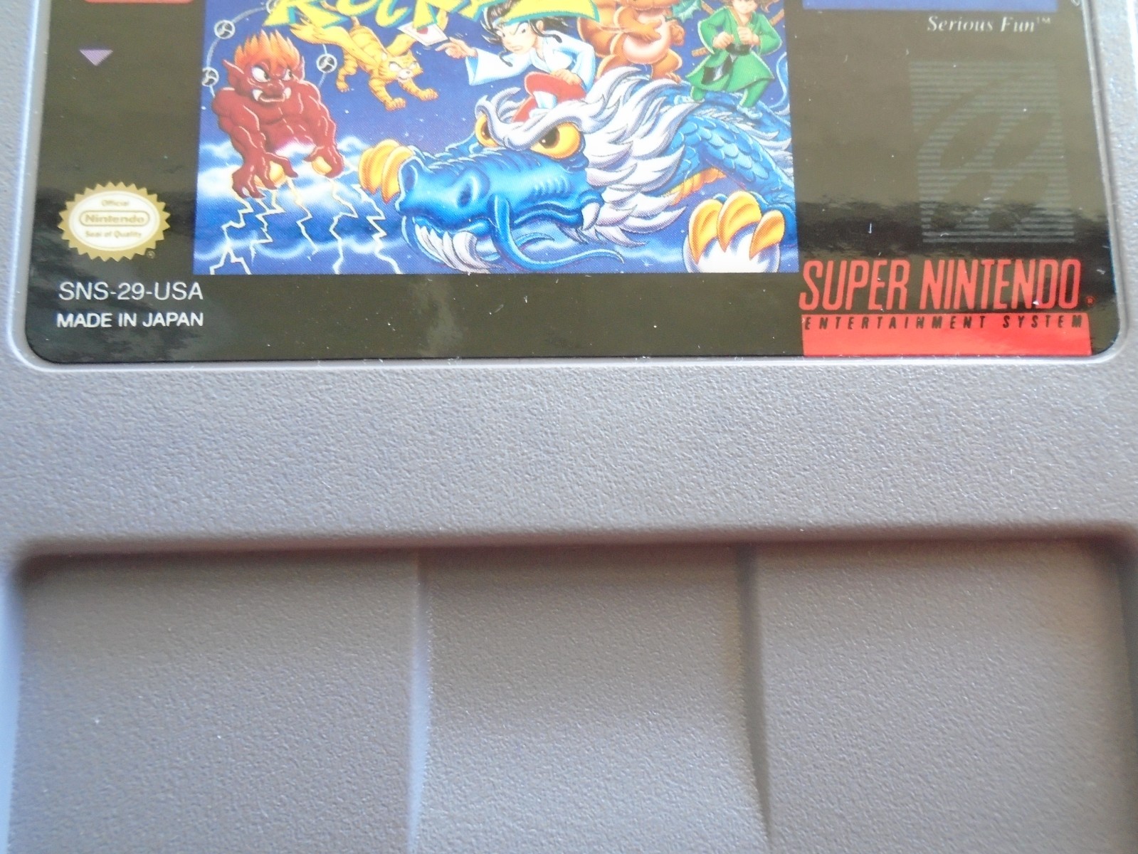 Pocky & Rocky 1 and Pocky & Rocky 2 by Natsume ☆☆ Authentic Super Nintendo SNES