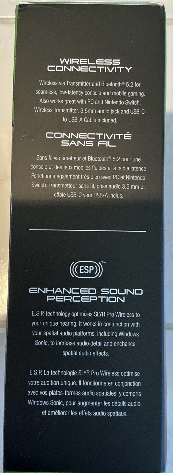 Skullcandy SLYR Pro Wireless Over-Ear Gaming Headset For XBOX MOBILE & PC. NEW