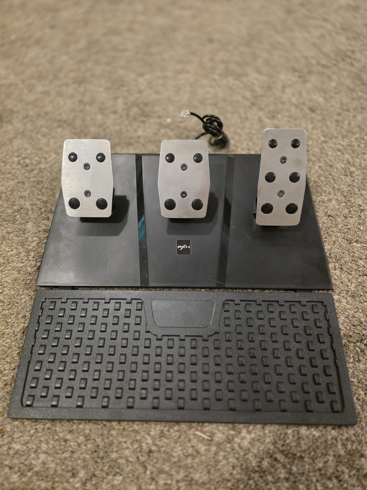 PXN V9 Racing Steering Wheel Black Pedals and Gear Shifter