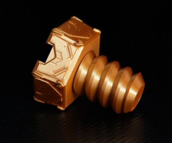 Ratchet & Clank Rift Apart GOLD BOLT 3d Print. 3.5in