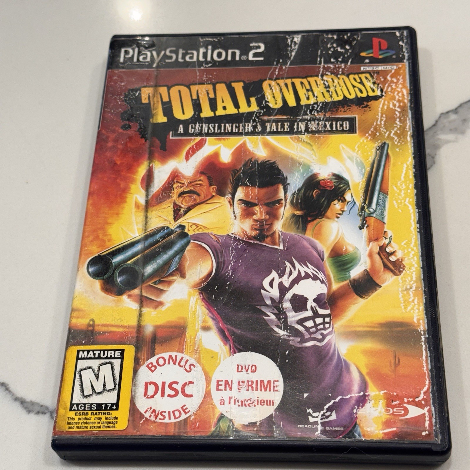 Total Overdose: Gunslinger’s Tale in Mexico (PS2) VGC Disc Complete CIB Manual
