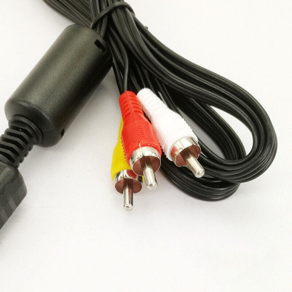 TV AV RCA Audio & Video Cable Lead Cord for SONY Playstation 1 2 3 PS1 PS2 PS3 a