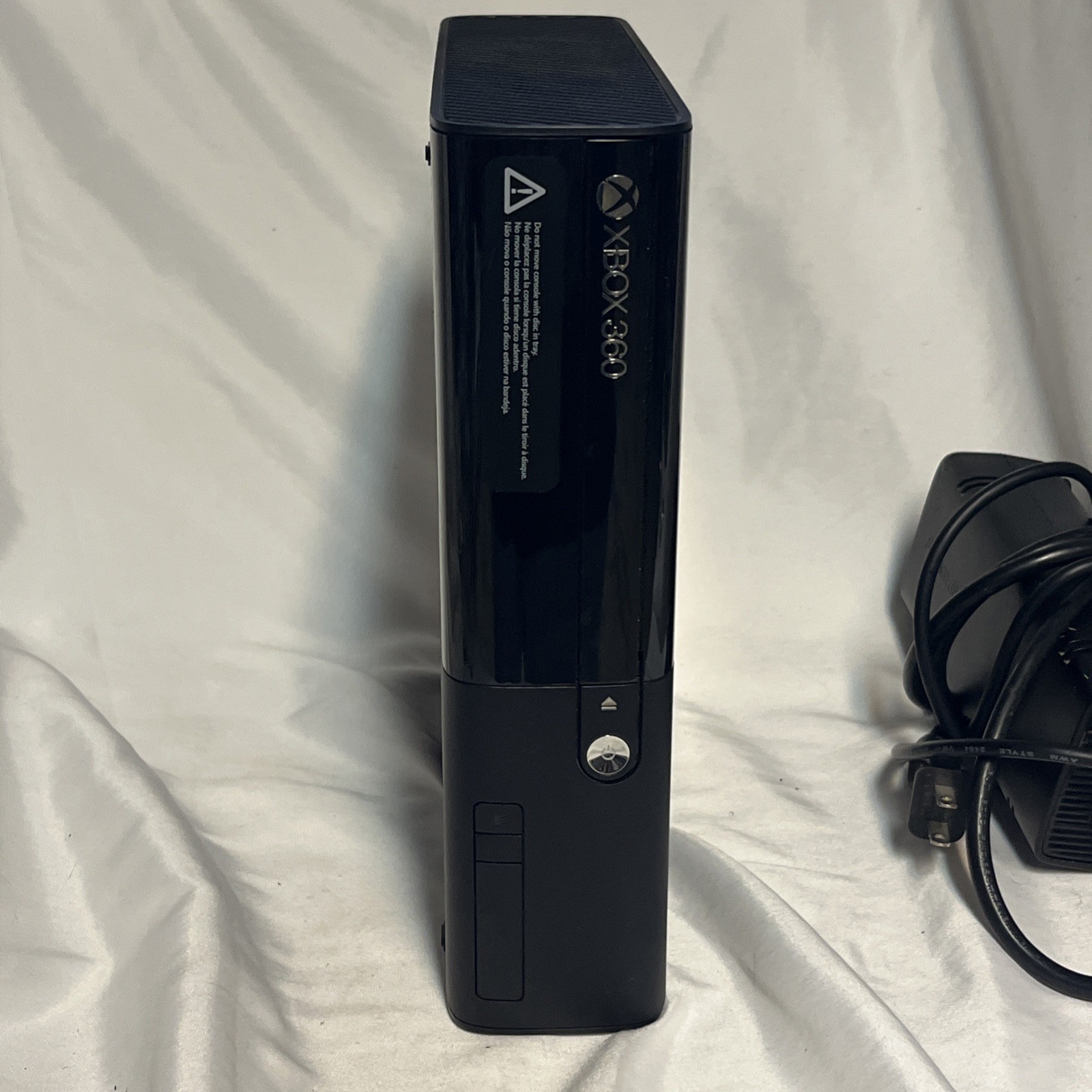 Xbox 360 Console E Black 250GB (1538) w/ Cords Tested Shell Cleaned