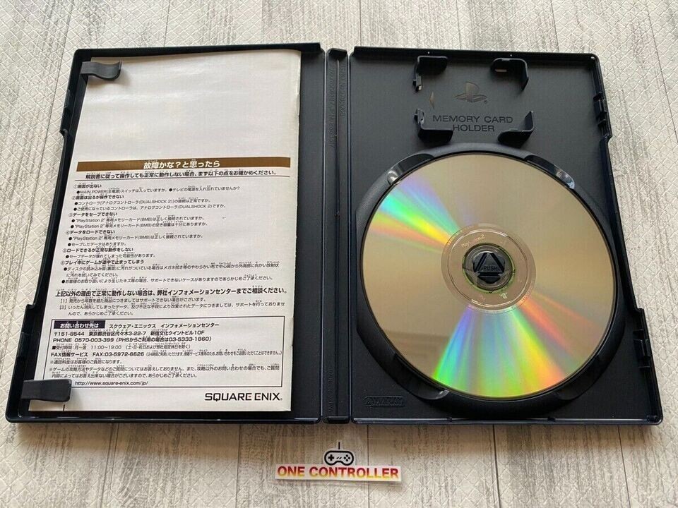 SONY PS2 Kingdom Hearts ⅠⅡ & Final Mix & Unlimited Saga & Seiken Densetsu 4 set