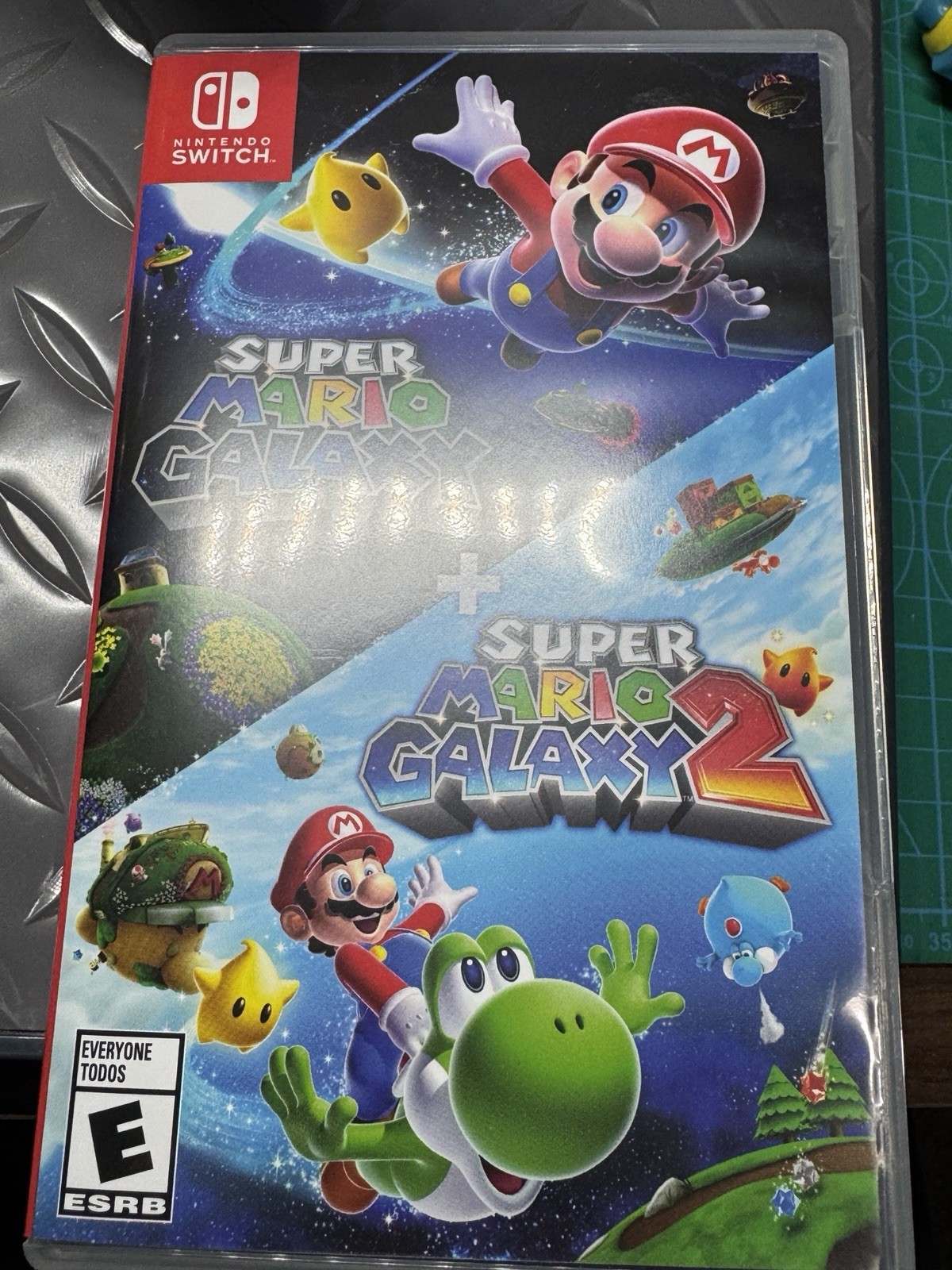 Super Mario Galaxy + Super Mario Galaxy 2 Switch + Both Amiibo