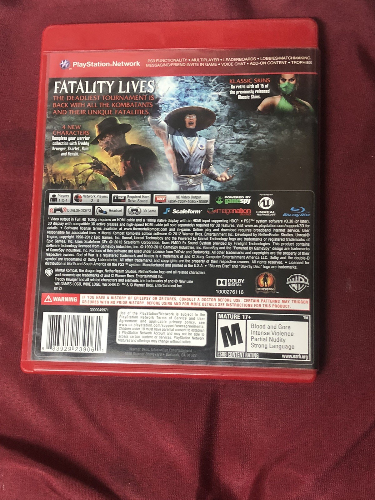 Mortal Kombat — Komplete Edition (Sony PlayStation 3, 2012)