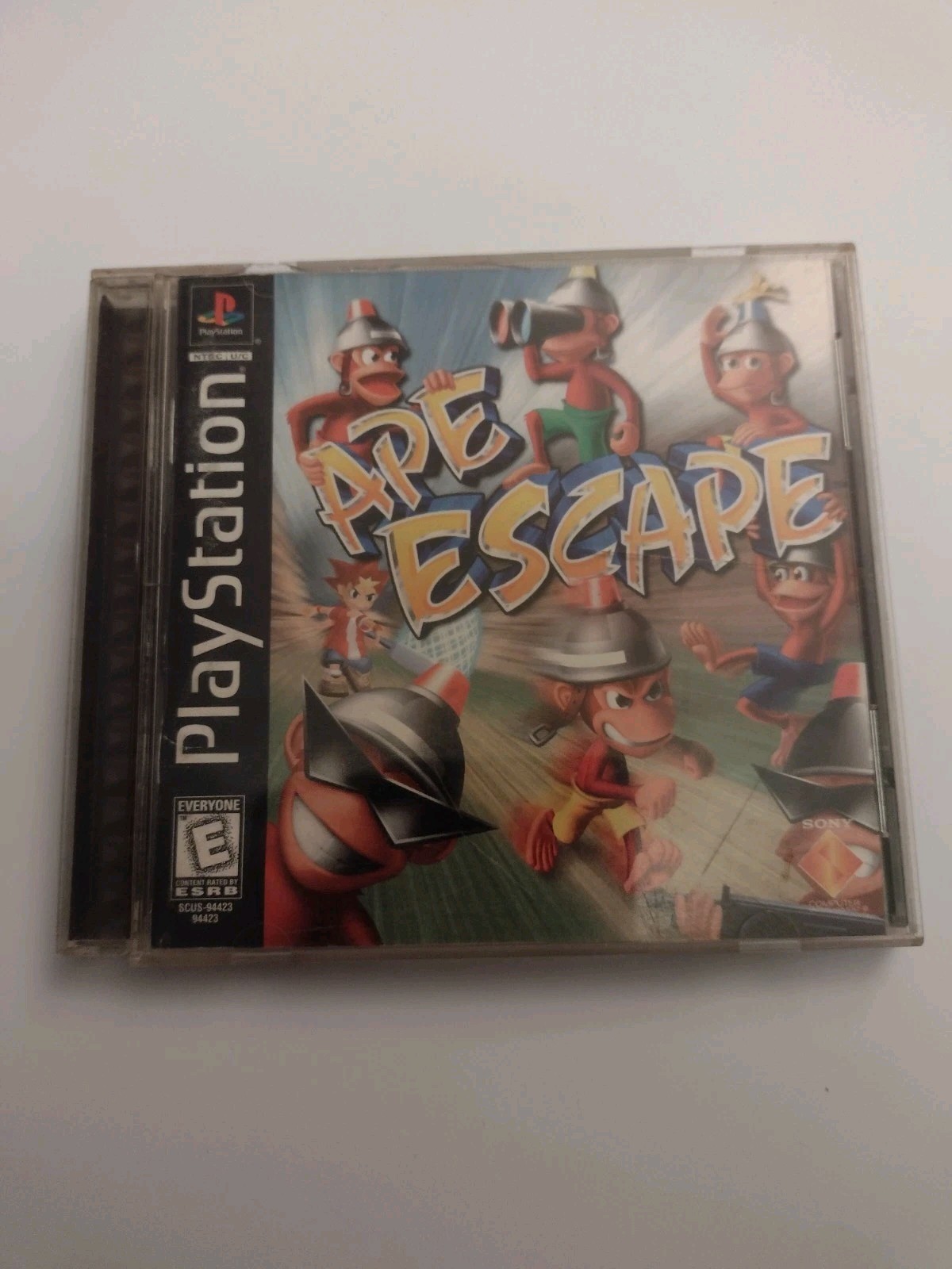 Ape Escape (PS1) 1999 NTSC-U/C game, case, and manual