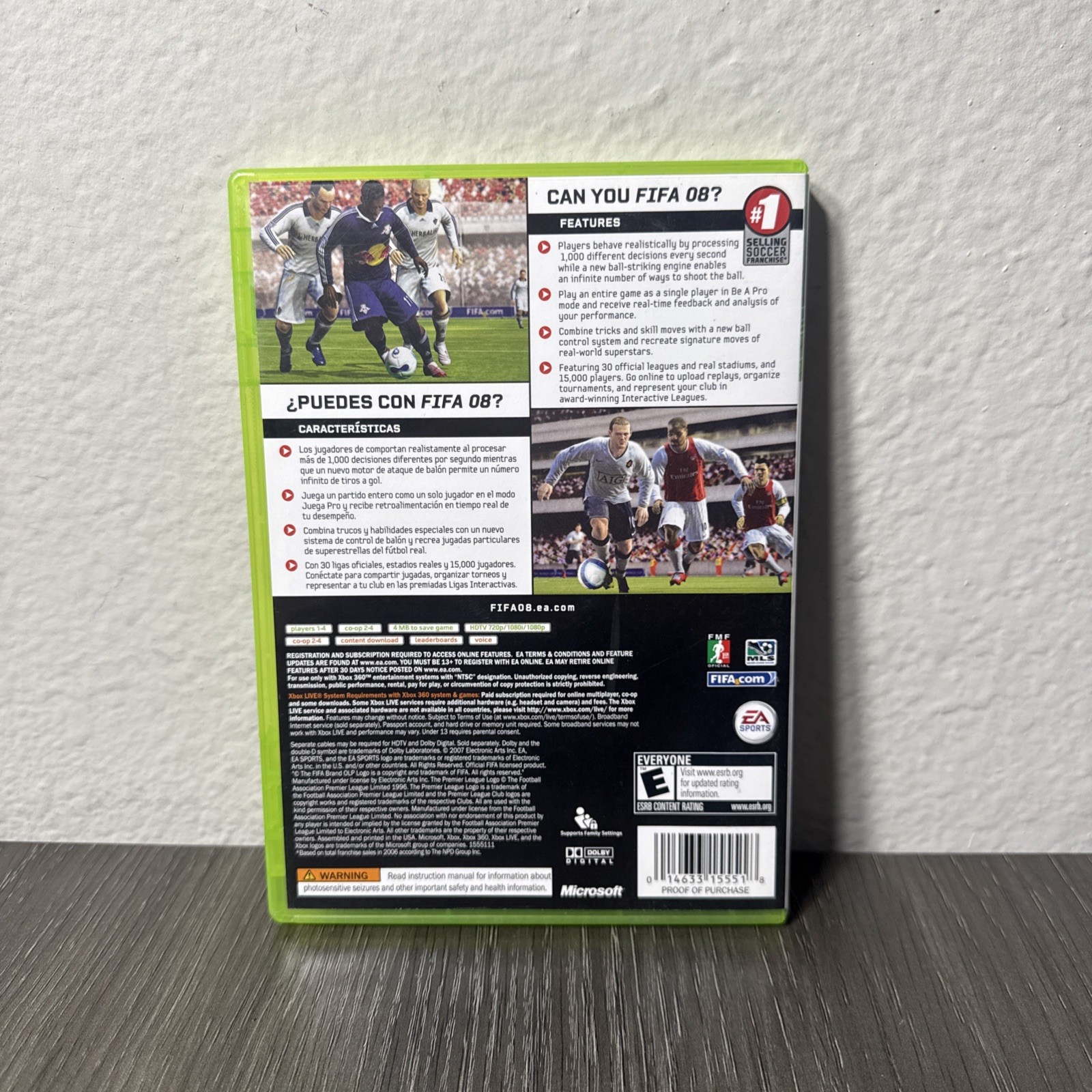 EA Sports FIFA 08 Soccer Microsoft Xbox 360 Game Tested