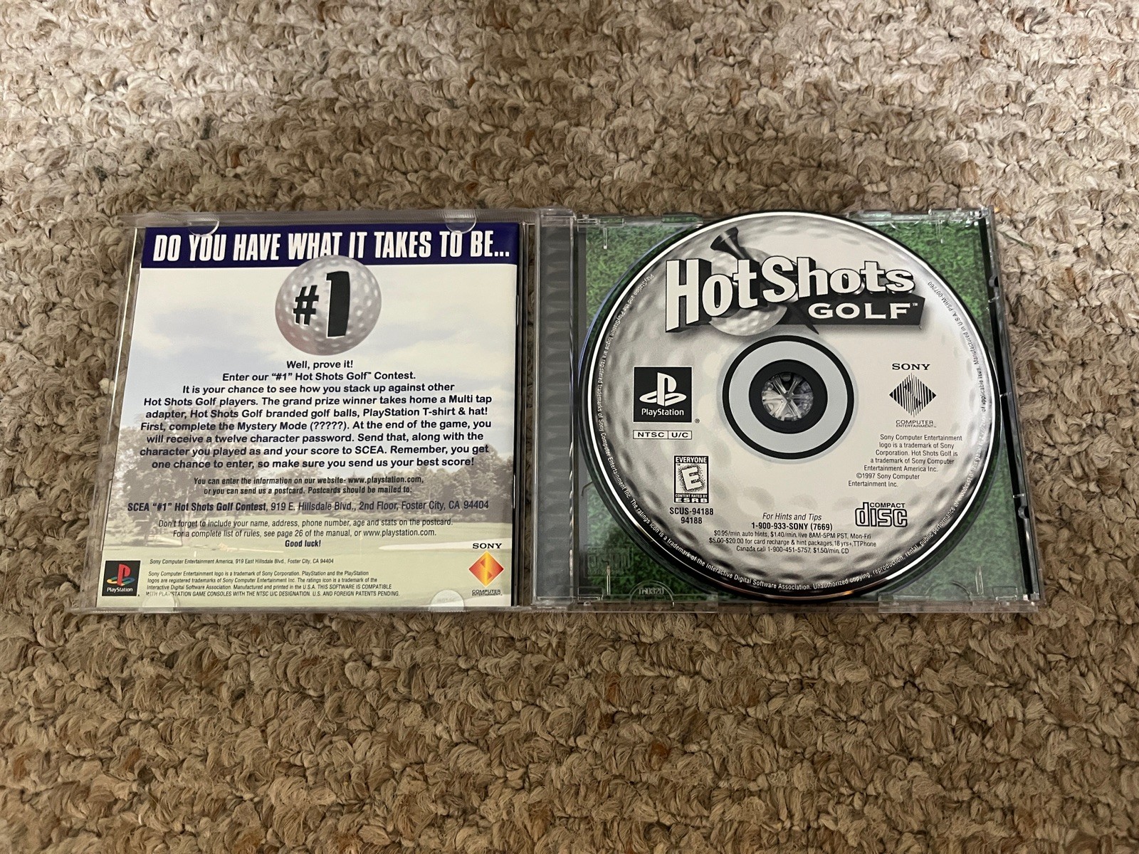 PS1 Game Lot 12 Assorted Games Crash Racing Hot Shots Golf (TESTED AND WORKING)