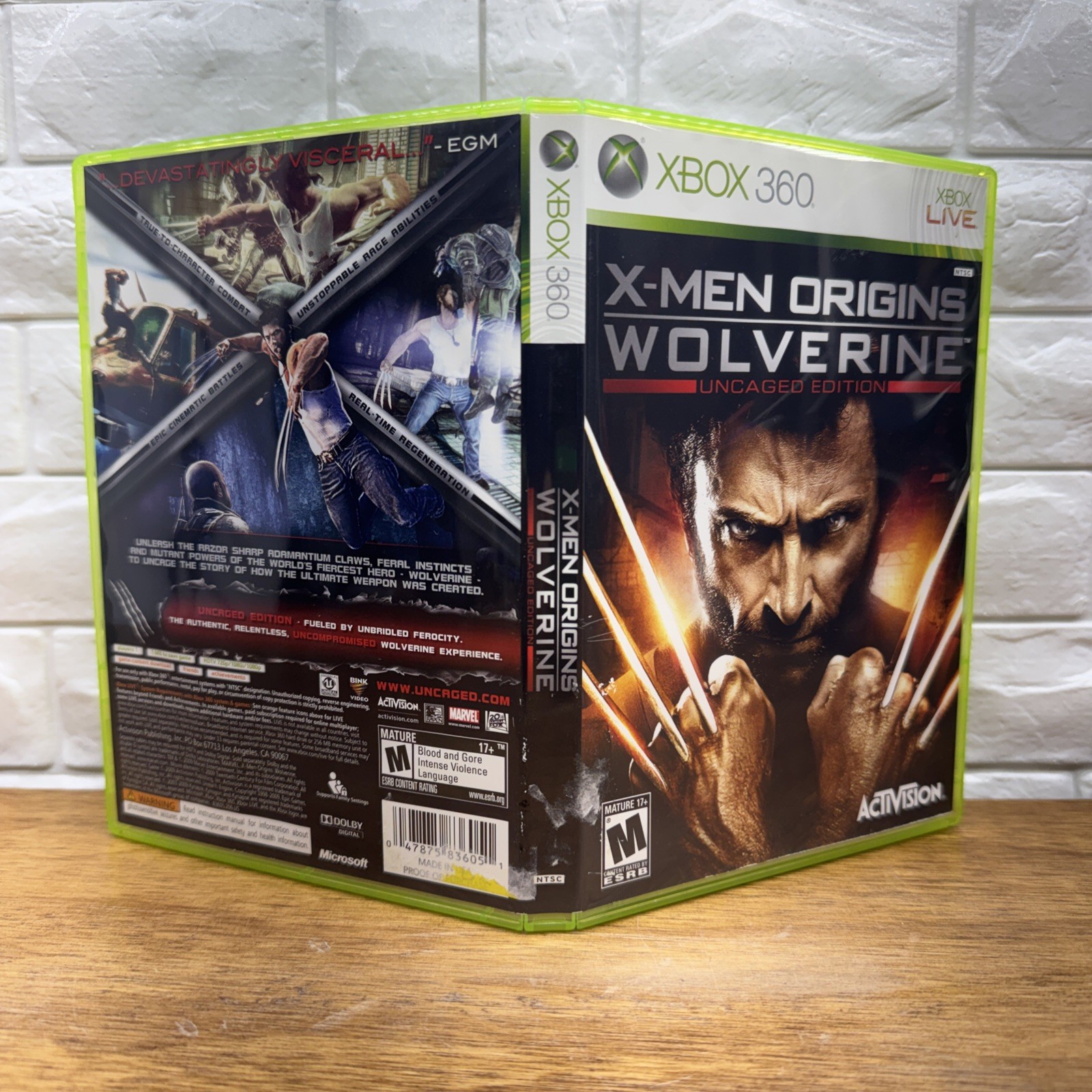 X-Men Origins: Wolverine Uncaged Edition (Xbox 360, 2009) CIB Refurbished
