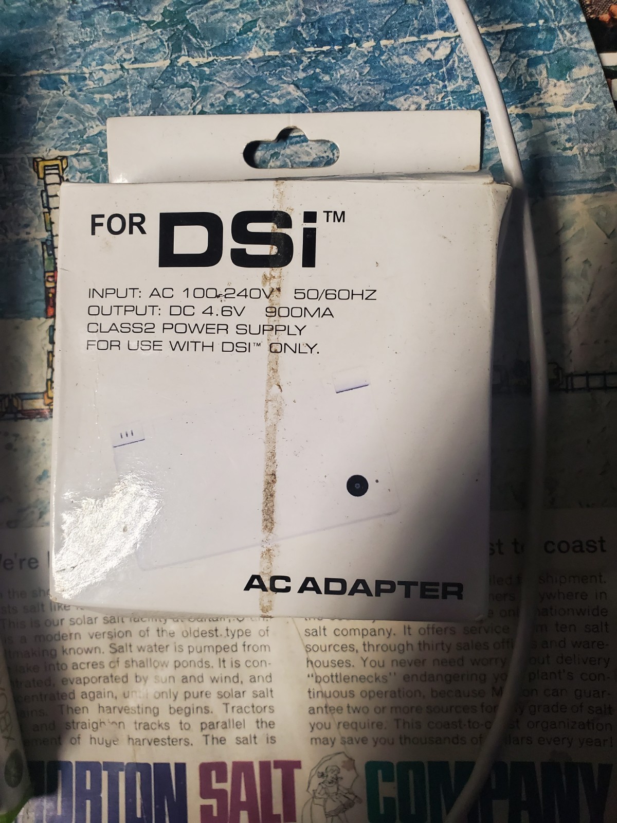 Nintendo DS Lite AC Charger 4.6V 50/60HZ 900 Ma Adapter / USED
