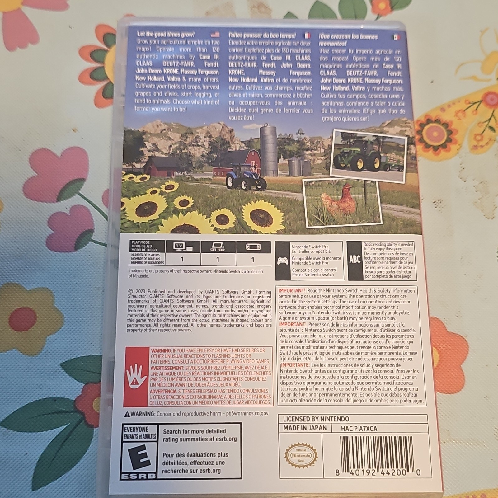 Farming Simulator 23 – Nintendo Switch – Tested & Working – Authentic