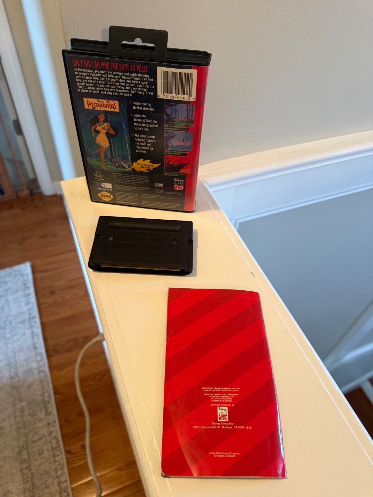 Disney’s Pocahontas (Sega Genesis, 1996) Complete W/ Manual Tested Working