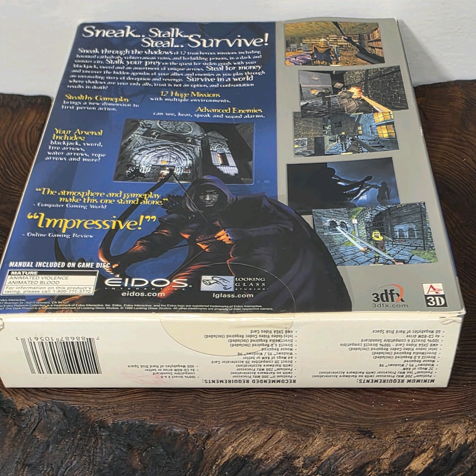 Eidos Computer Wargame Thief – The Dark Project Platinum Collection + Guide
