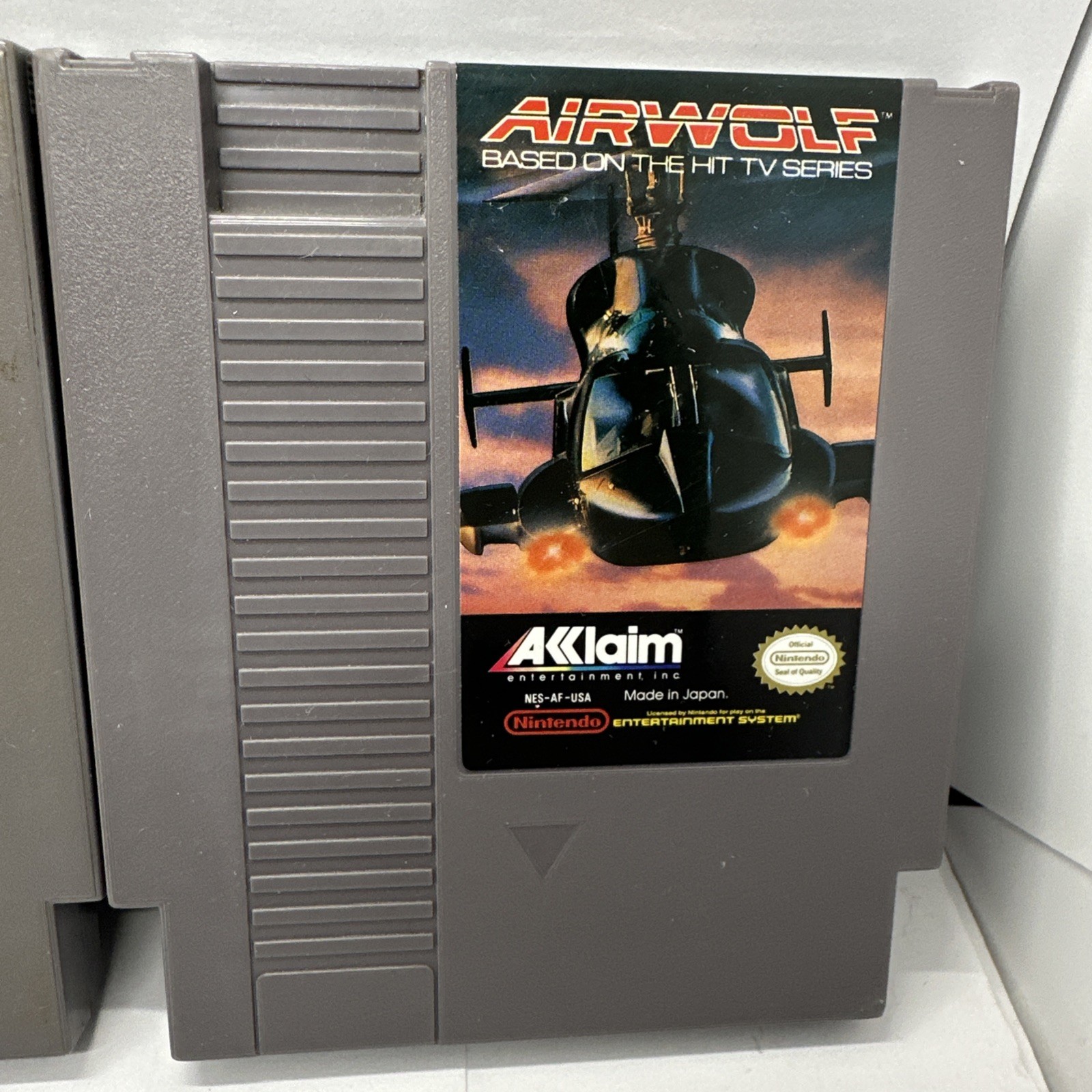 NES Alpha Mission Stealth Air Wolf Nintendo Entertainment System Cleaned Tested