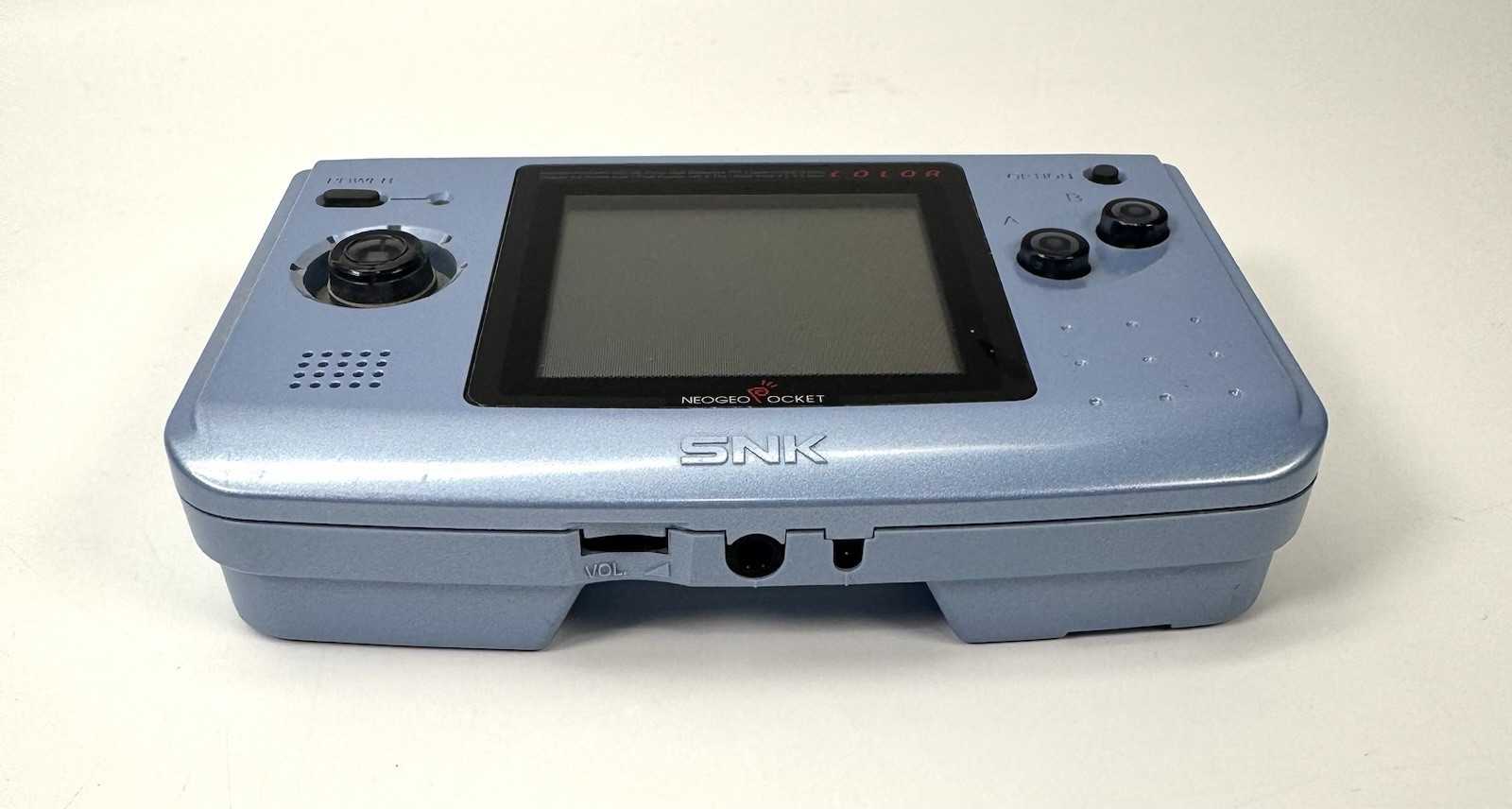 Rare Neo Geo Pocket Color Console Platinum Blue SNK Tested Clean Mint