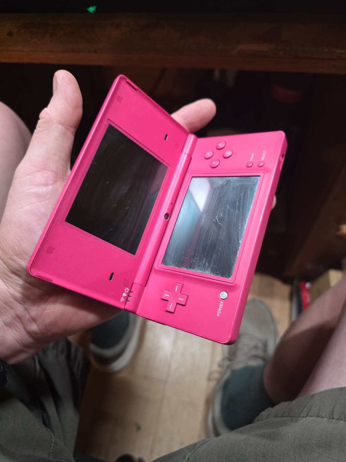 Nintendo DSi Pink Console + Charger GOOD CONDITION! No Stylus