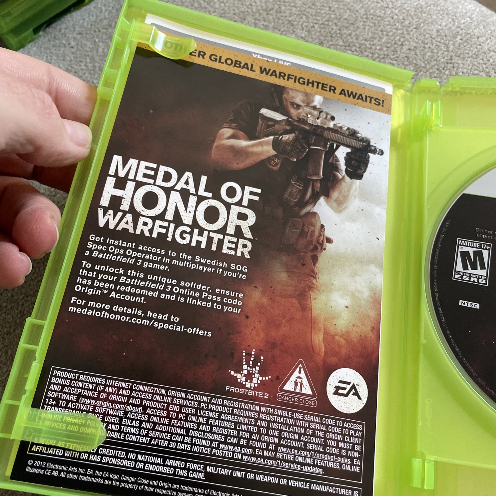 Medal of Honor Warfighter Limited Edition Xbox 360 Complete CIB Tested