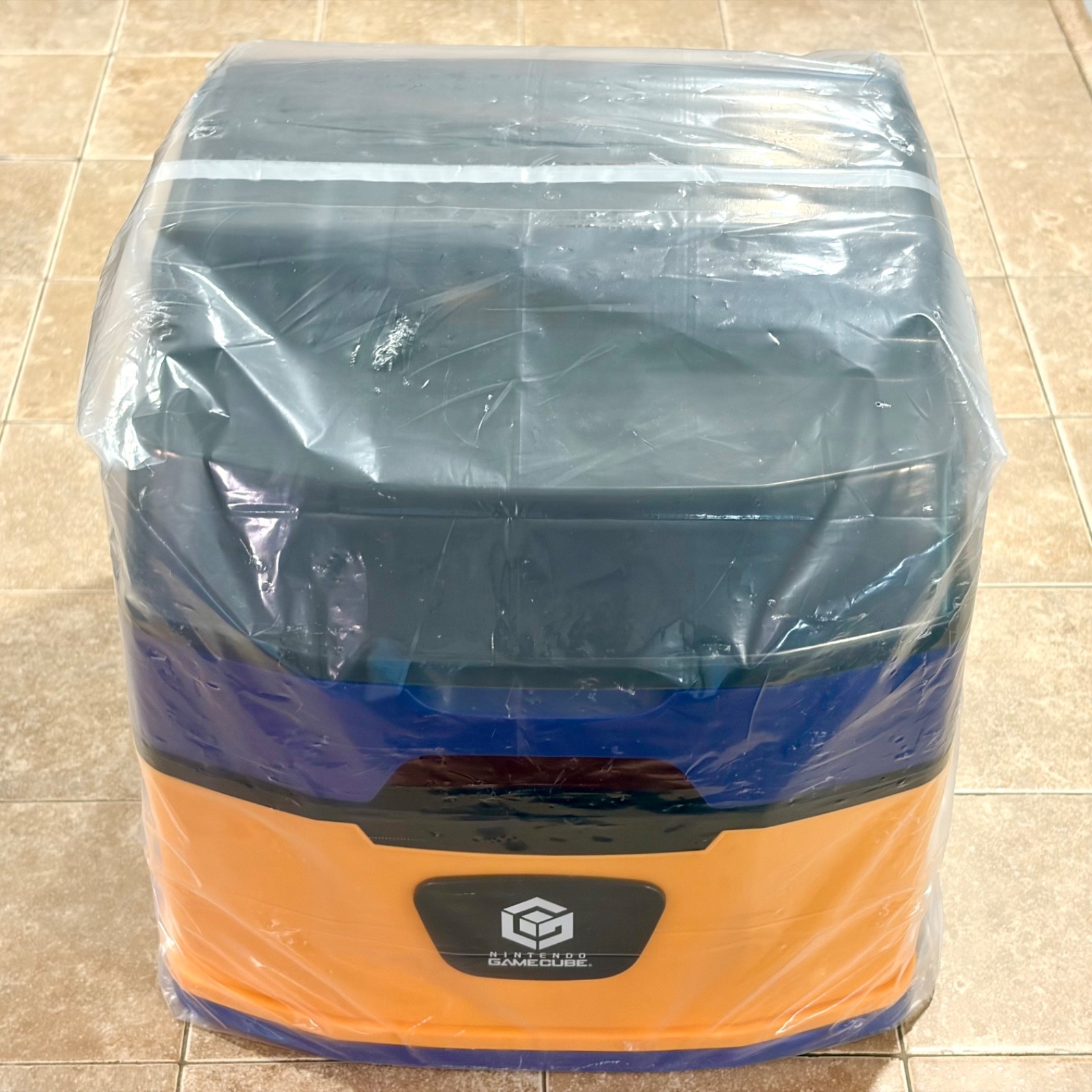 Official Nintendo GameCube Station Rack Storage Orange Purple OEM Wheels Japan