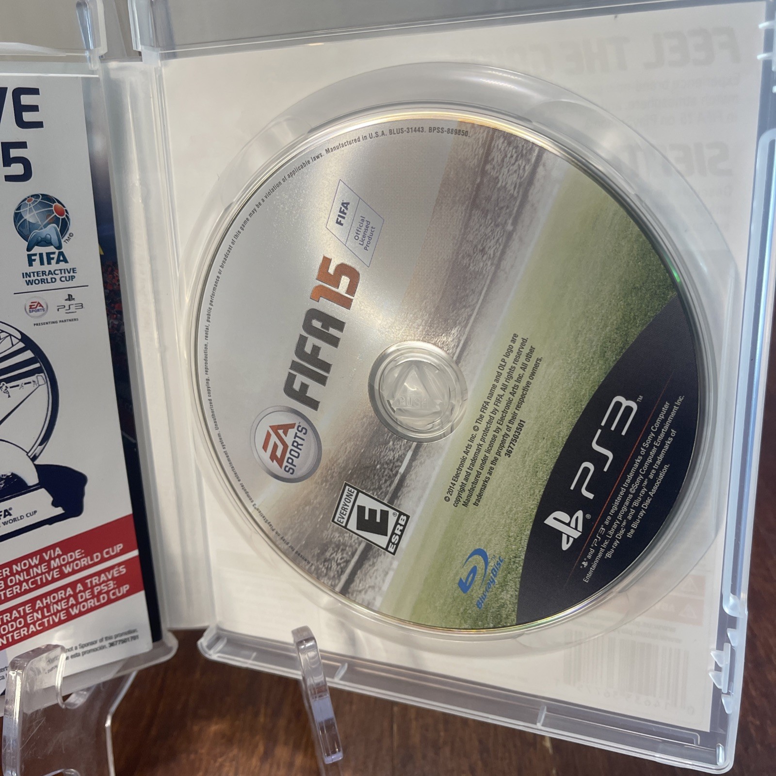 Playstation 3 PS3 FIFA 15 Complete CIB 2015 EA Sports Soccer Leo Messi Dempsey