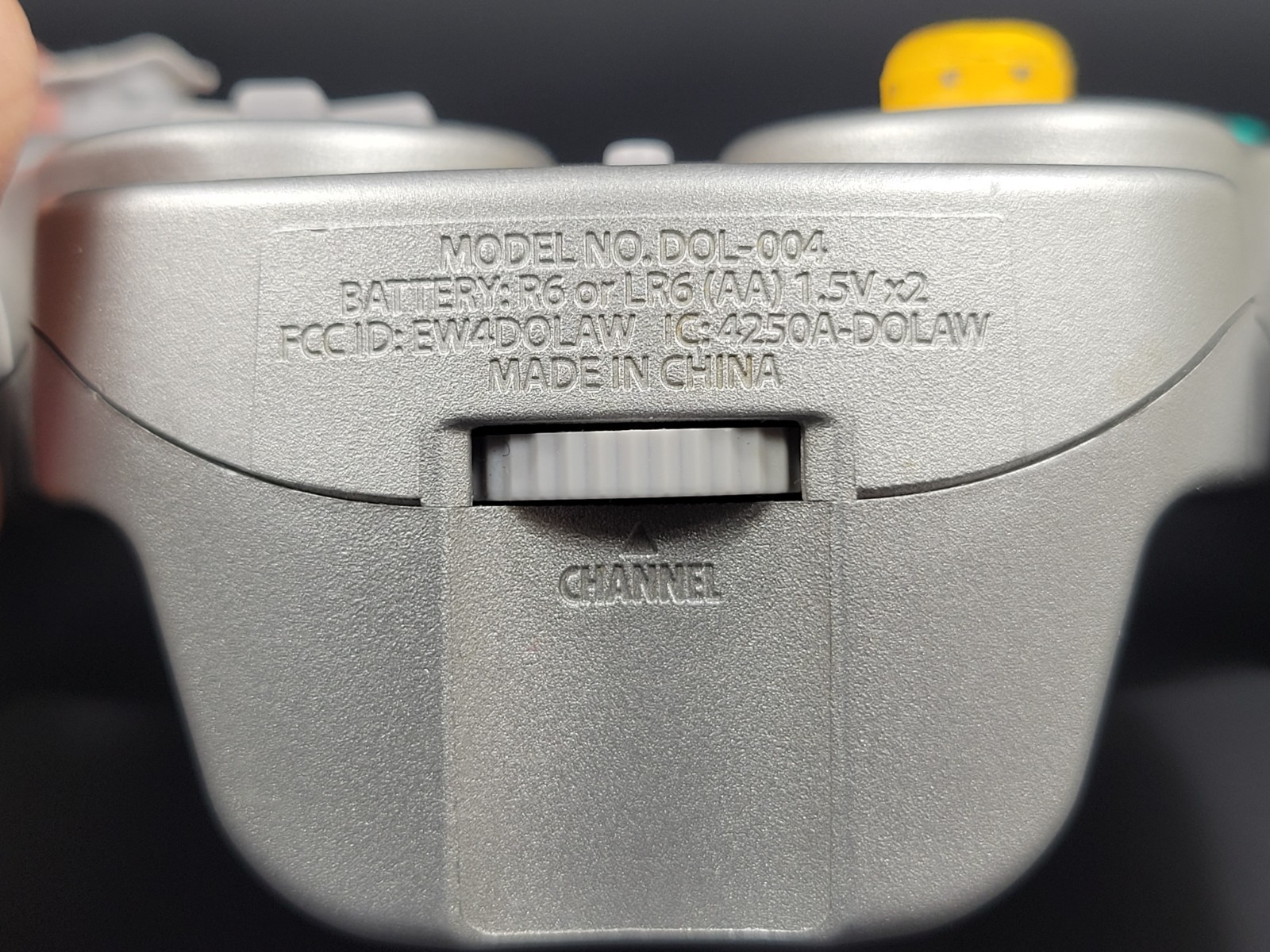 Nintendo Gamecube DOL-004 Wavebird Controller Platinum No Reciever For Parts