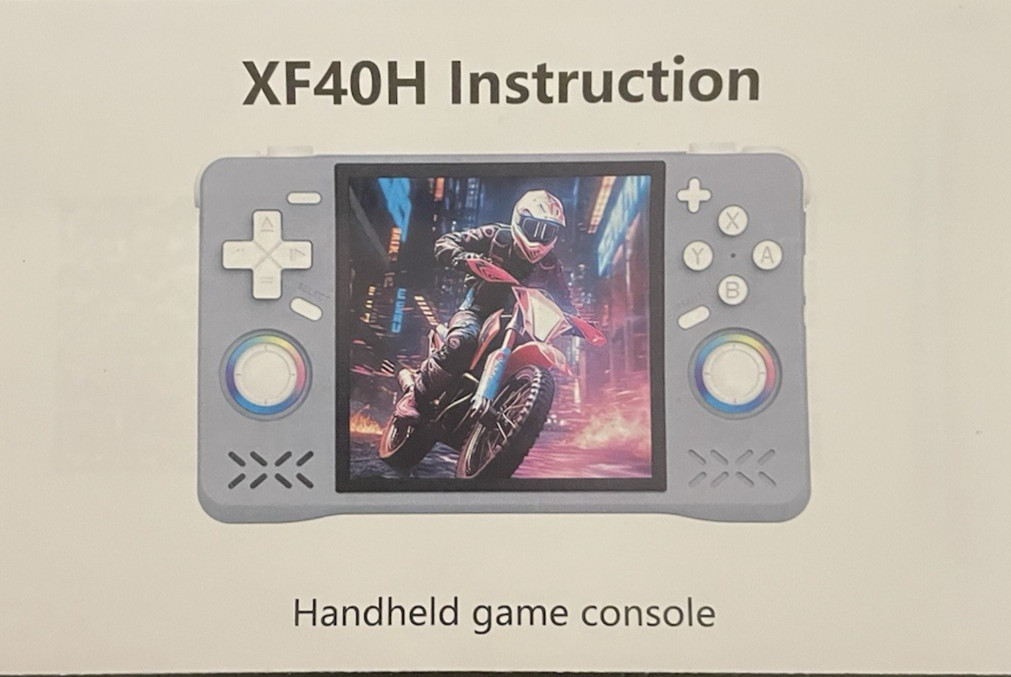 XF40H Retro Handheld Game Console, 64GB-128GB Mini Video Game Built In Games