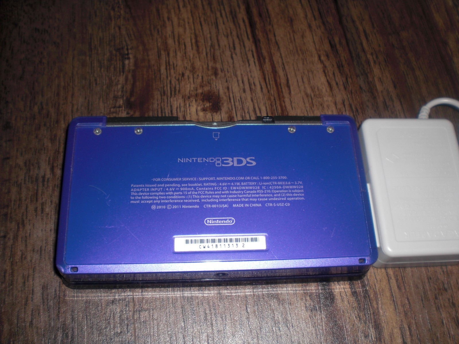 Nintendo 3DS Console PURPLE Console System US USA Version NTSC TESTD Play DS 3DS