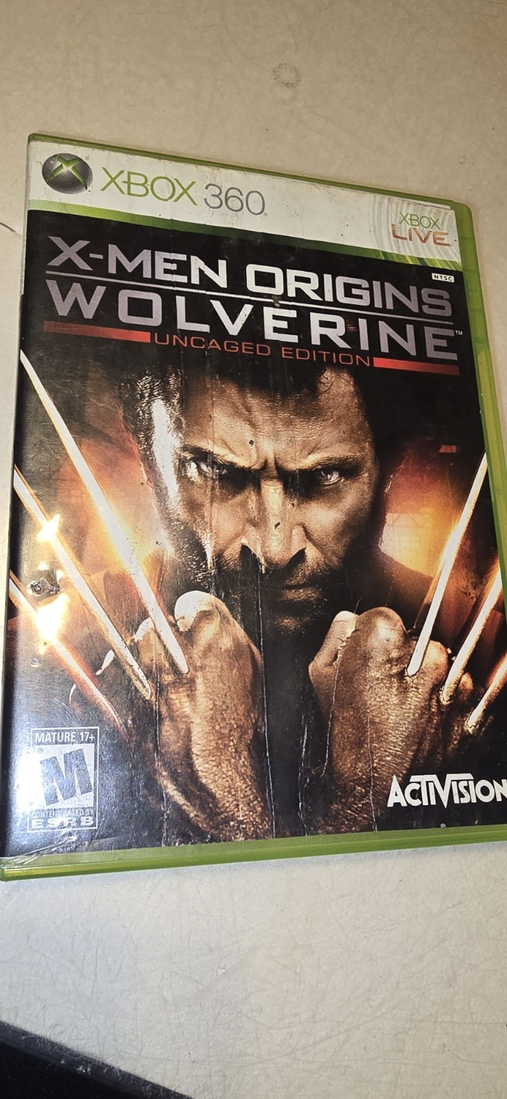 X-Men Origins Wolverine Uncaged Edition Xbox 360, 2009) Please Read