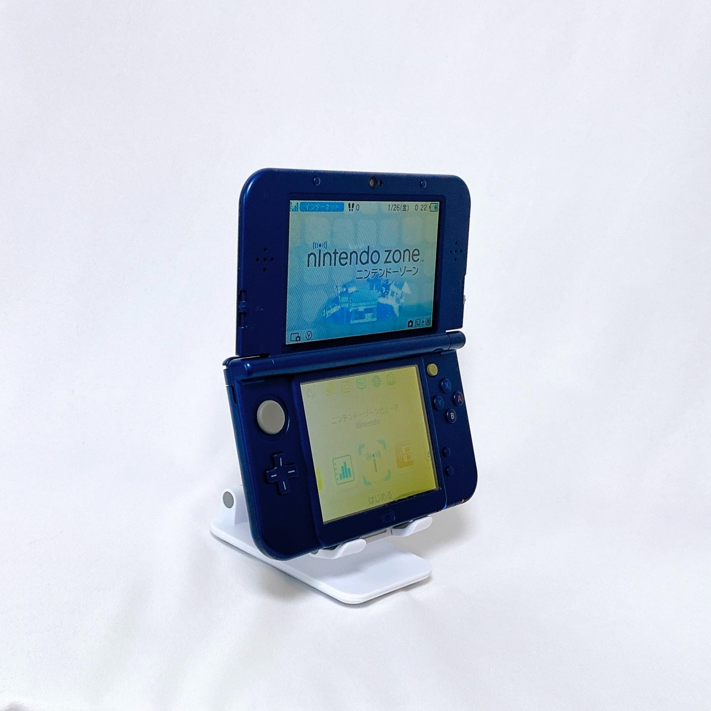 【Top IPS】New Nintendo 3DS LL XL Metallic Blue Console Stylus Japan Tested Rank A