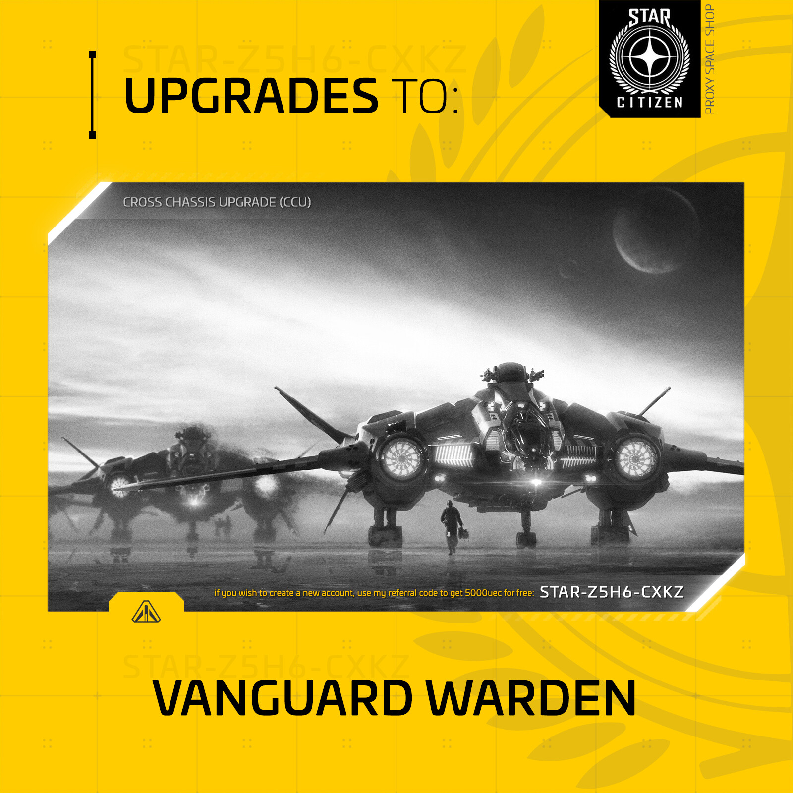 Star Citizen – AEGIS VANGUARD WARDEN – UPGRADE – (CCU)